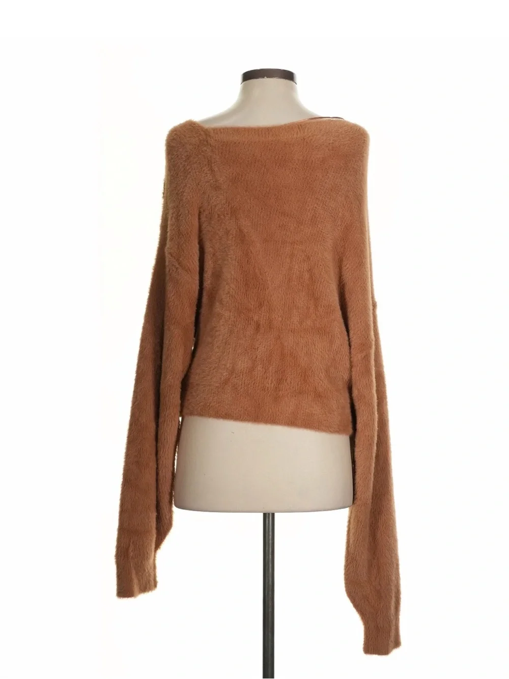 Free people Cozy Off-Shoulder Fuzzy Sweater